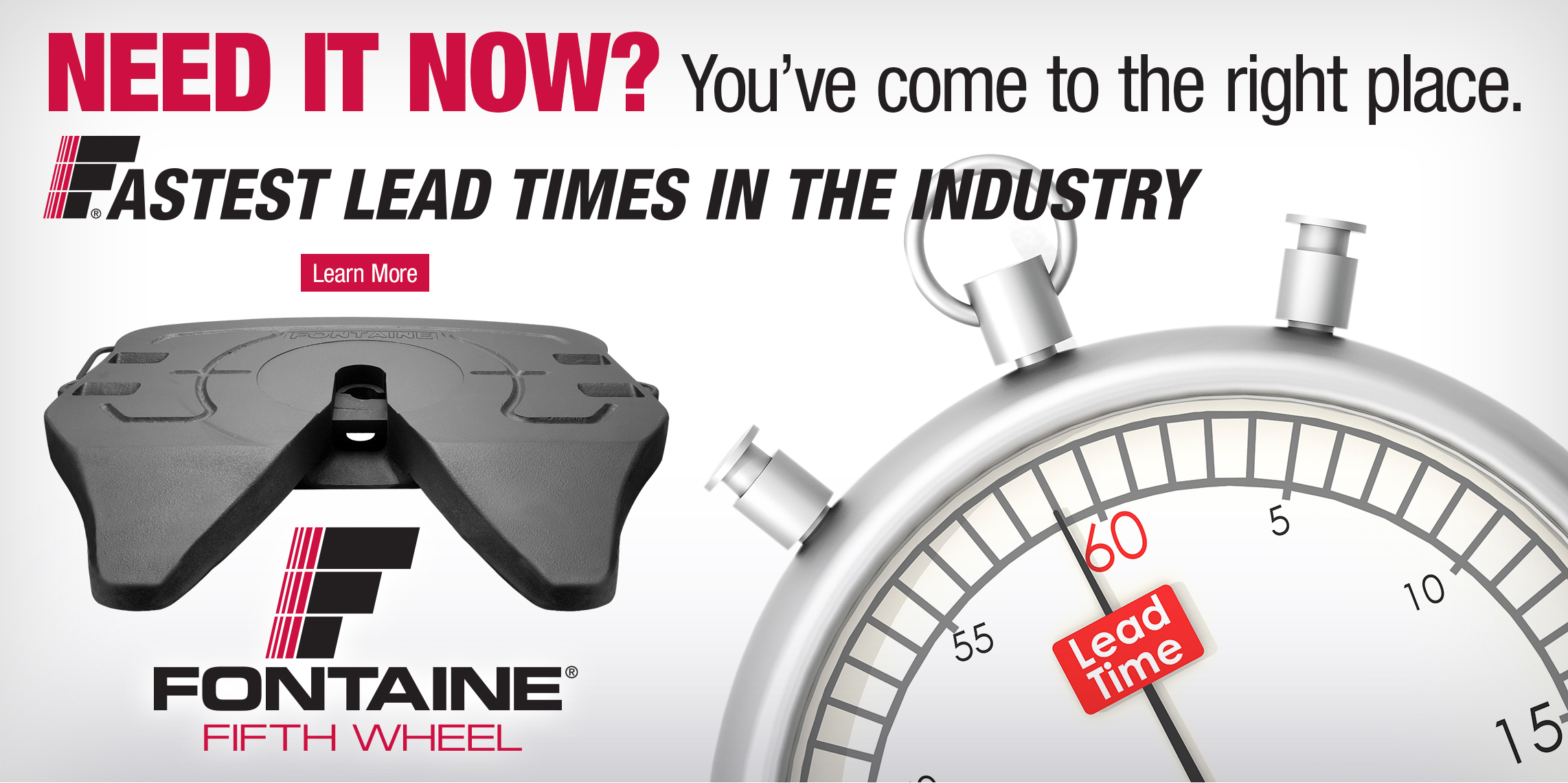 Fontaine Fifth Wheel Heavy Duty and Weight Savings NoSlack Fifth Wheels